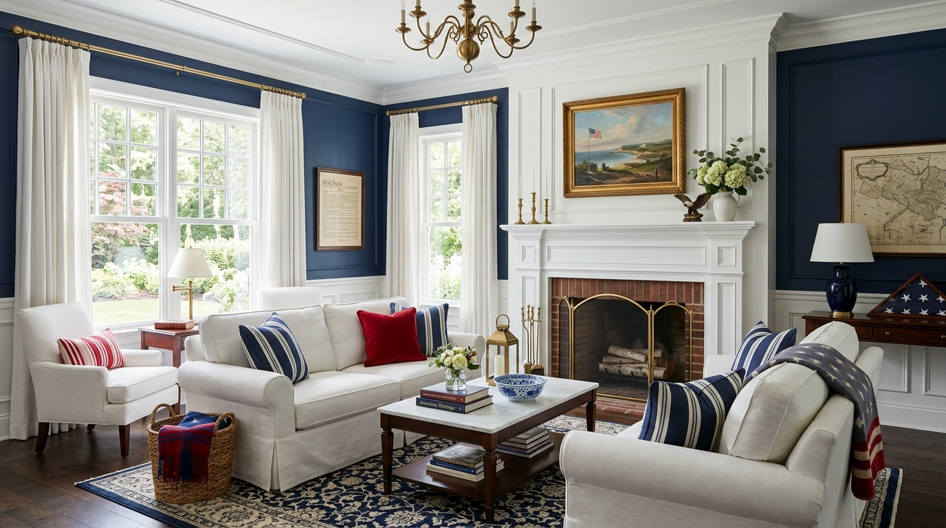 Use simple star motifs in a restrained way